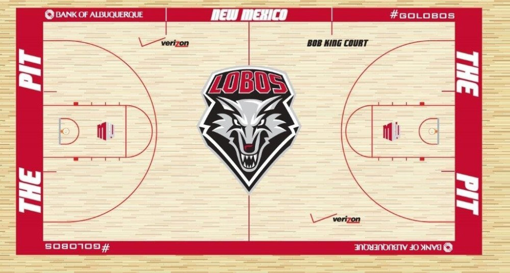 UNM basketball: Lobos unveil new design for Pit floor